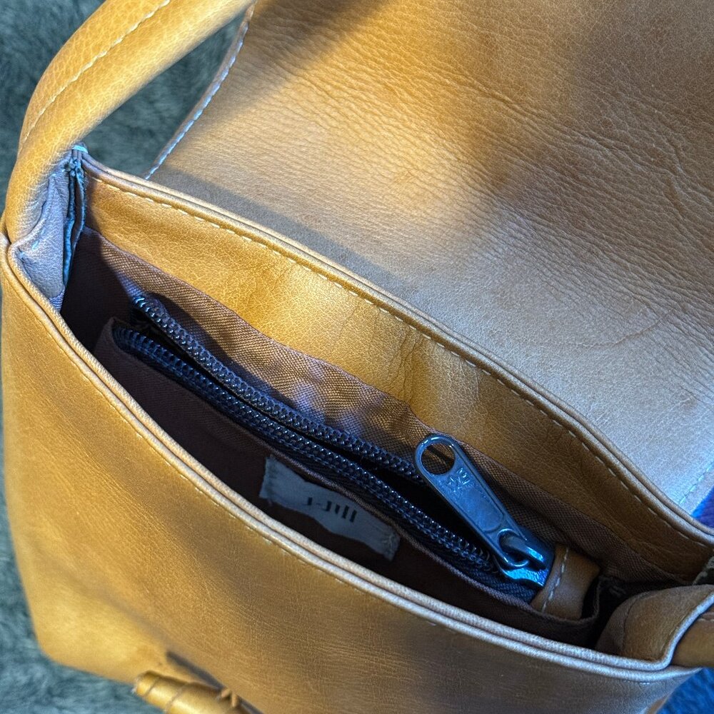 Brown Leather Small Cross Body Purse - Picture 4 of 4